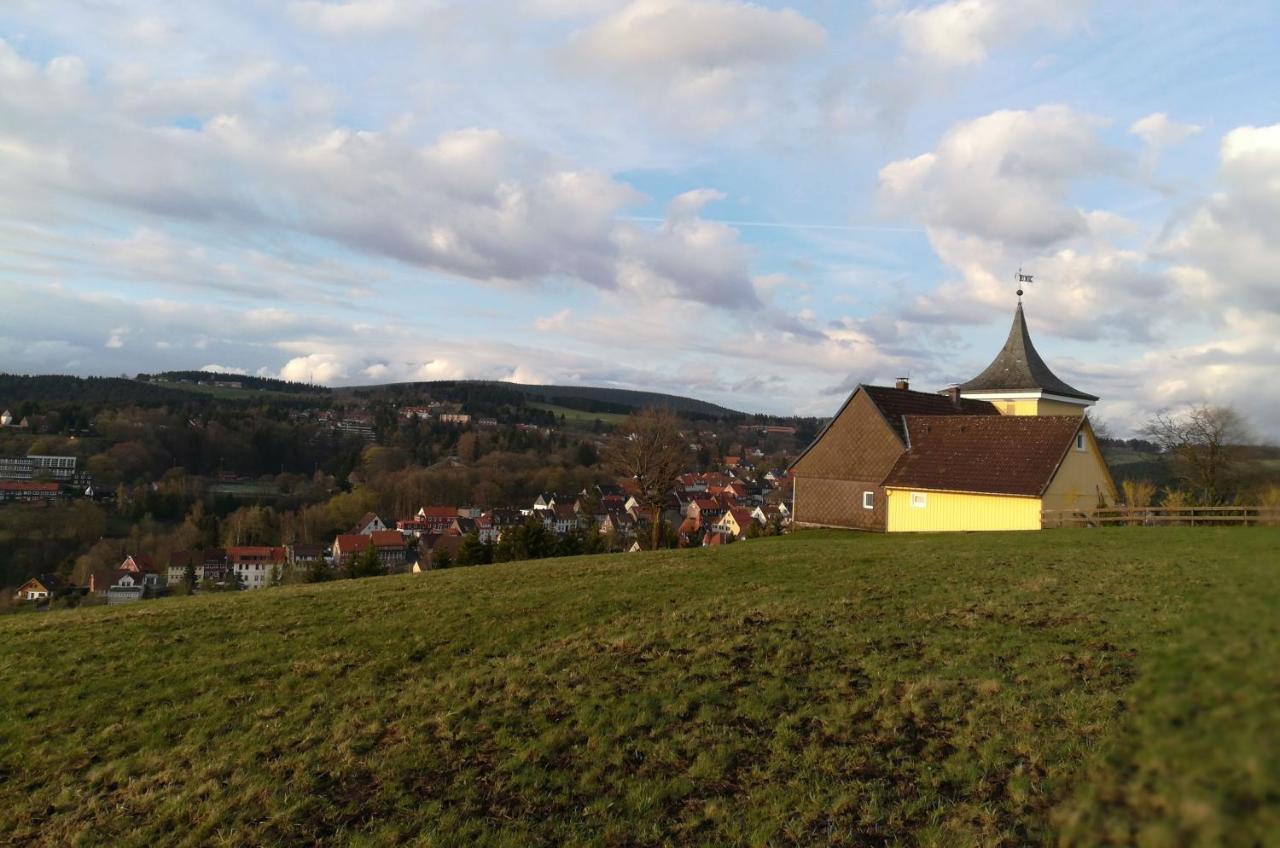 Neues schönes Ferienhaus mit großer Grillterrasse für 12 Personen im Harz Sankt Andreasberg Exterior foto